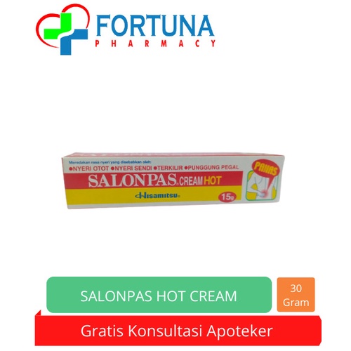 SALONPAS HOT CREAM 30 GRAM