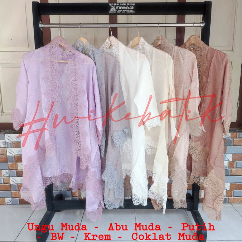 WIKE BATIK | ONLY OUTER POLOS NAGITA LACE RENDA VISCOSE | BATIK TRUSMI