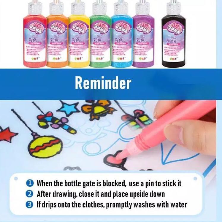 

[ Little feetsy ] 3D Gel Painting Melukis gel stiker / Sticker I5A6
