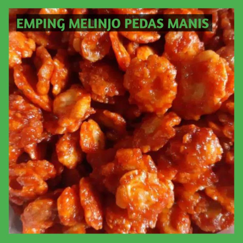 

emping melinjo pedas manis asli limpung500grm