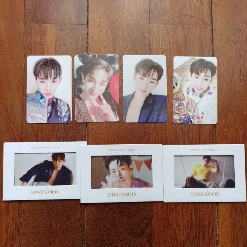 [READ DESC] Wonho Obsession photocard pc / message card / film photo