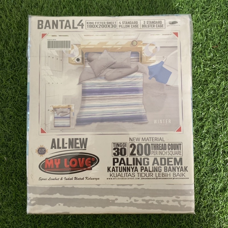 SPREI MY LOVE 160x200x30 DAN 180x200x30 MURAH