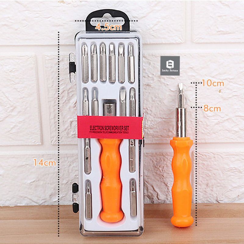 Obeng set 31 in 1 / toolkit 16 in1 screwdriver / Obeng HP / Obeng Magnetic 16 in 1