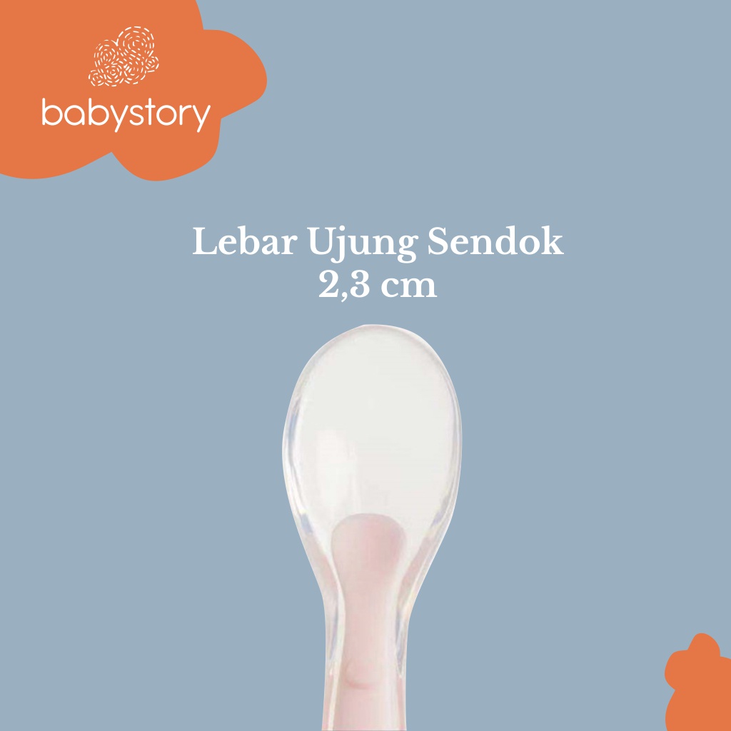 Silicone Spoon sendok silicone sendok bayi baby spoon sendok bayi baby spoon