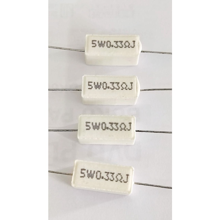 Resistor 5W 0,33 Ohm (10PCS)