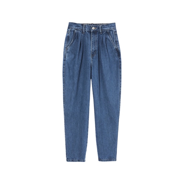 JK38DC GU by Uniqlo Japan Baggy Line Mommy & Boyfriend Jeans