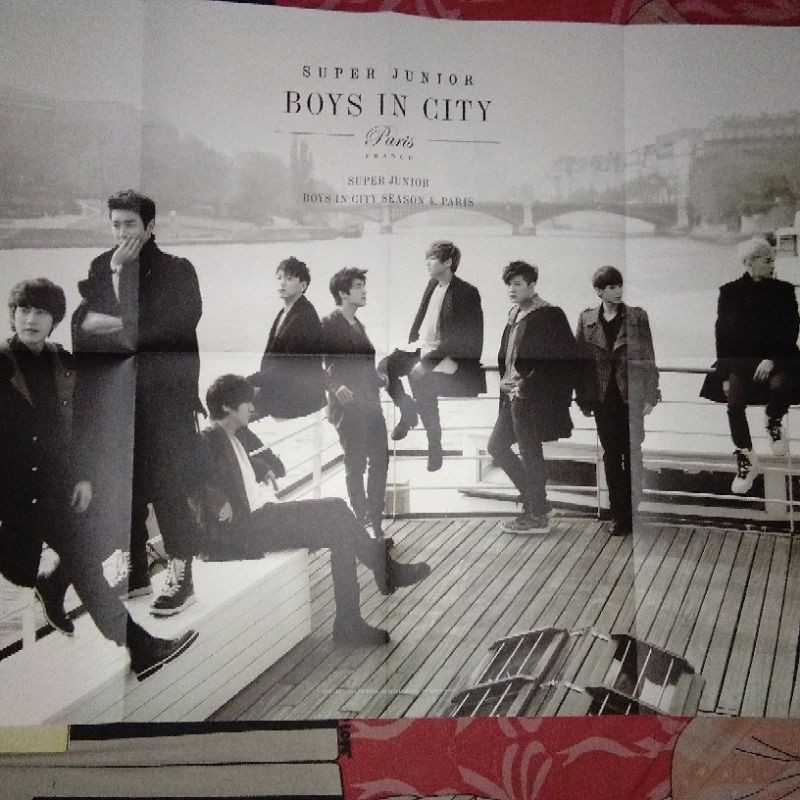 poster super junior Boys In City Paris
