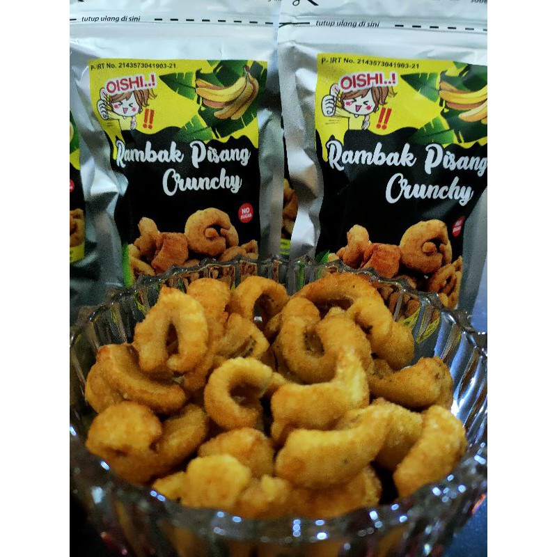 

Rambak Pisang crispy tanpa tambahan gula