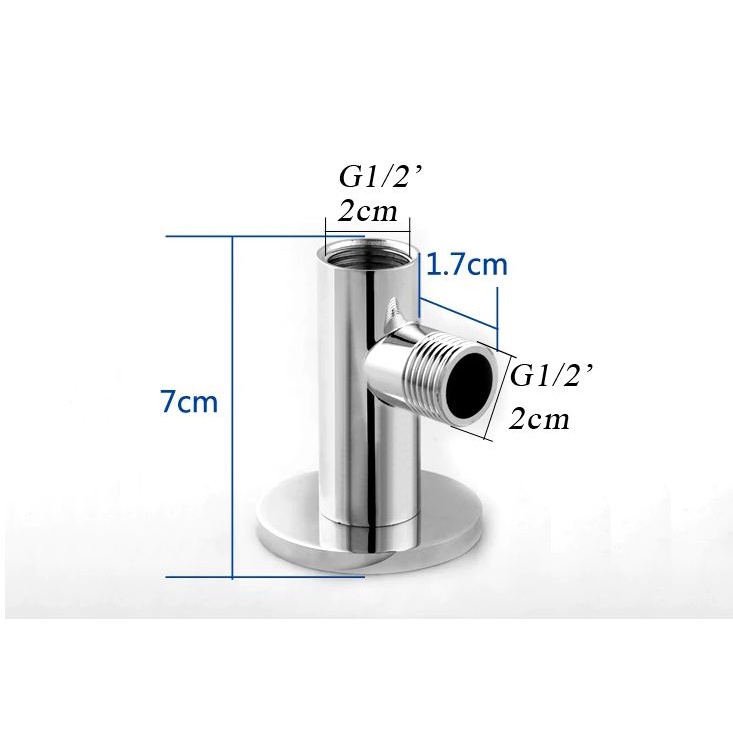 Shower Tanpa Bobok Tembok 8 inc Stainless Stell / Wall Shower Mudah Dipasang Shower Pancuran Hujan / Shower Rainfall