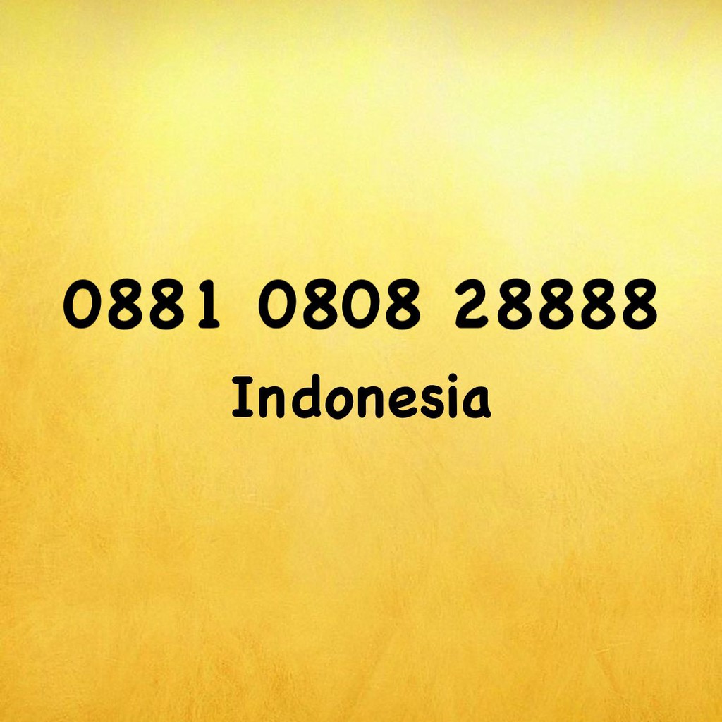 Nomor Cantik Smartfren - Smart Kuartet A - 8888 - 0881 0808 28888