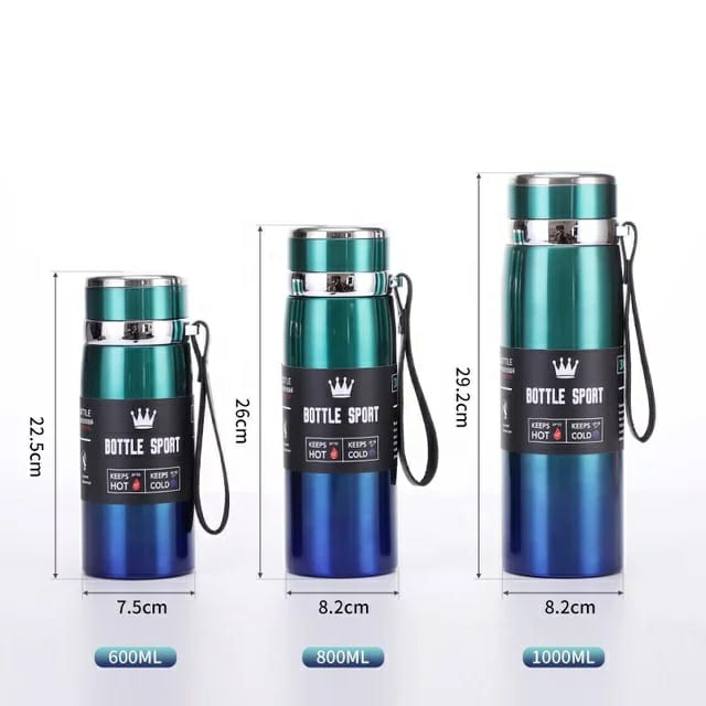 Thermos Tahan Panas dan Dingin Bottle Sport Stainless Steel Japan Quality