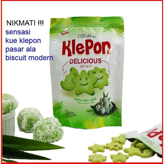 

Salsa Biskuit Klepon sensasi Klepon pasar ala snack modern dengan taburan gula merah