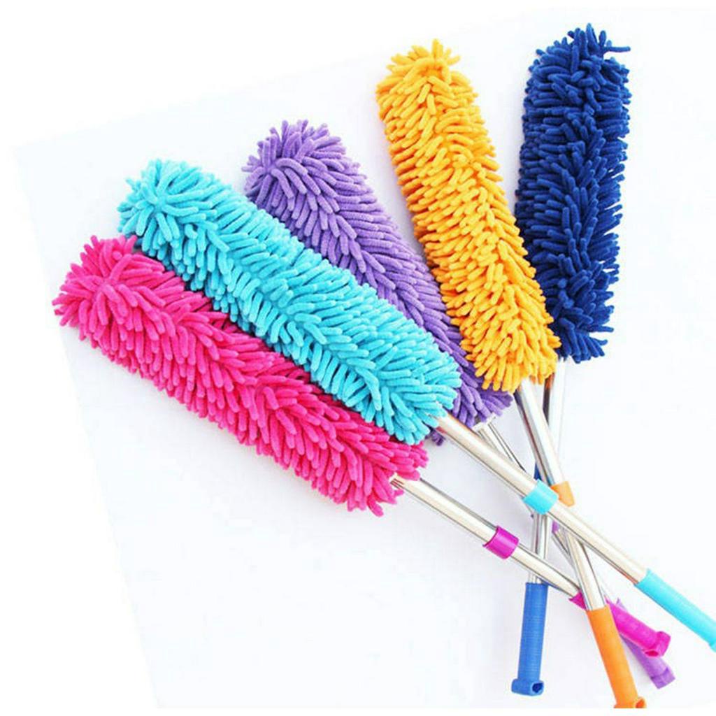 kemoceng Microfiber Panjang Tarik Bisa Dipanjangkan Pendek Pembersih Debu Microfiber
