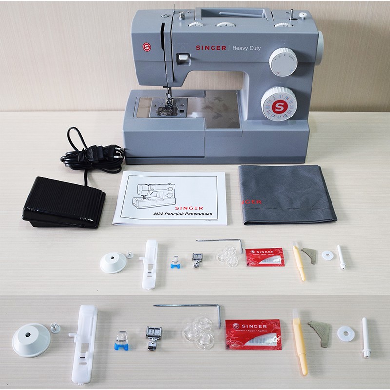 Jual Mesin Jahit Singer Heavy Duty 4432 Portable Multifungsi Indonesia Shopee Indonesia