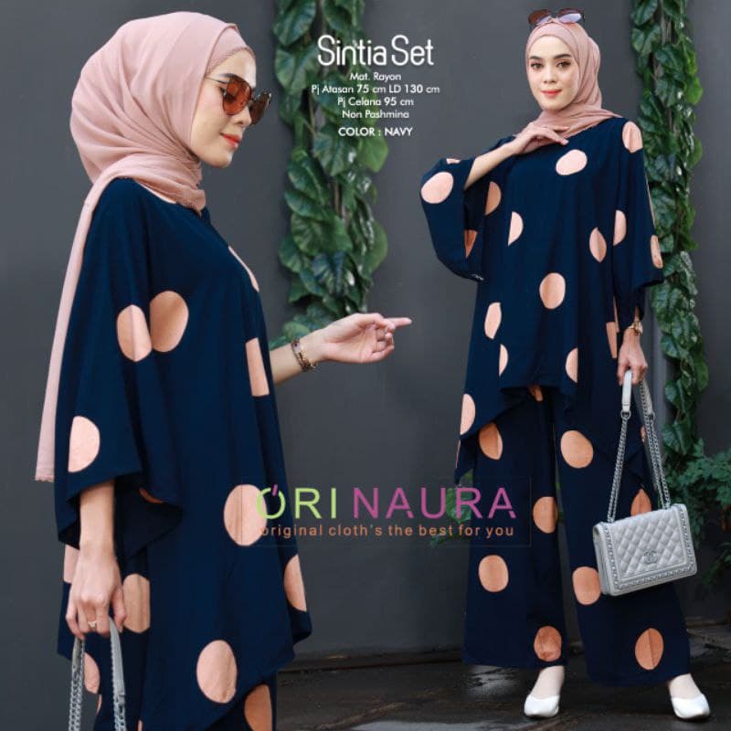 One Set Jumbo Wanita Waka Waka Rayon Premium Setelan Wanita Lengan Pendek Busui Set Rayon Kekinian