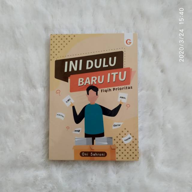 Ini Dulu Baru Itu Fiqh Prioritas Dr Oni Sahroni