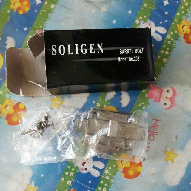 Grendel Kotak 2 Stainless Soligen (grendel Balok 2 / Grendel Wc 2 Soligen)