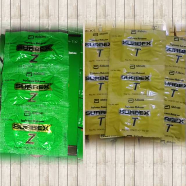 Jual SURBEX T dan SURBEX Z ED Jauh November 2022 /Strip@6tablet