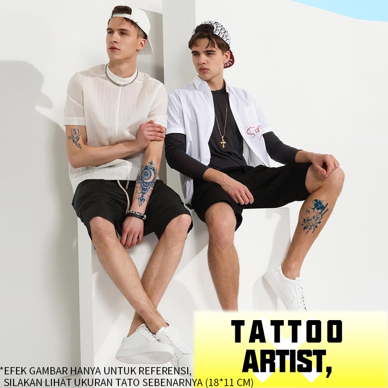 【TATTOO ARTIST,】tato tahan air，Stiker Tato Fruit Ink，15 hari tato temporer anti air,Tato temporer tahan air 3D/tato jus/tato temporer tahan lama 15 hari tato temporer anti air /tato jus