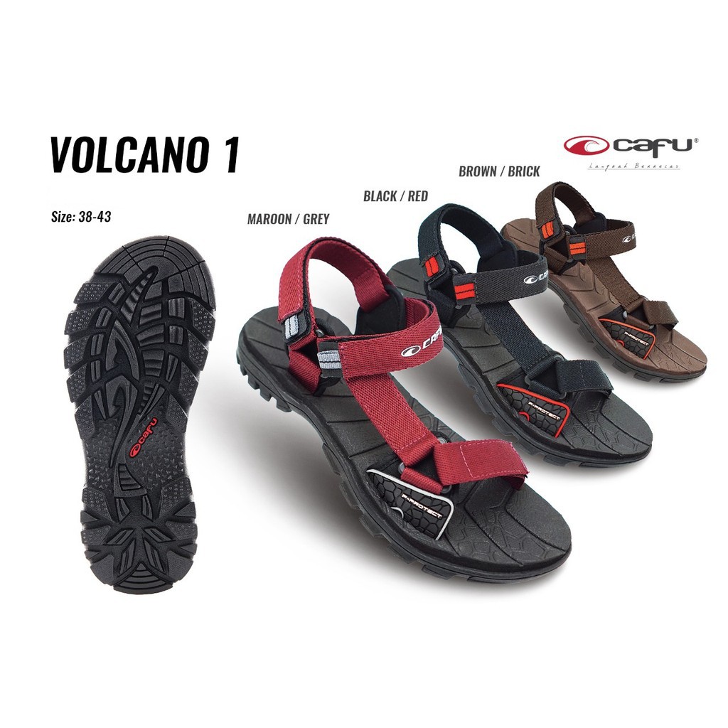 reiko Bayar Ditempat promo CAFU VOLCANO 1 Sepatu Sendal Sandal Gunung Hiking Pria Cowok Original