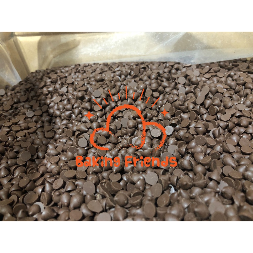 REPACK! TULIP DARK CHOCOLATE CHIP CHOCOLATIER 1KG /COKELAT CHIPS/COKLAT