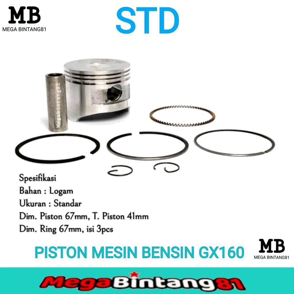 Piston assy GX160 ring piston assy GX160 seher assy GX160 GX200