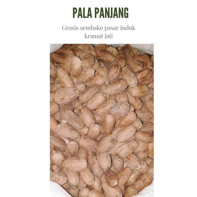 

Biji Pala Panjang per 250gram