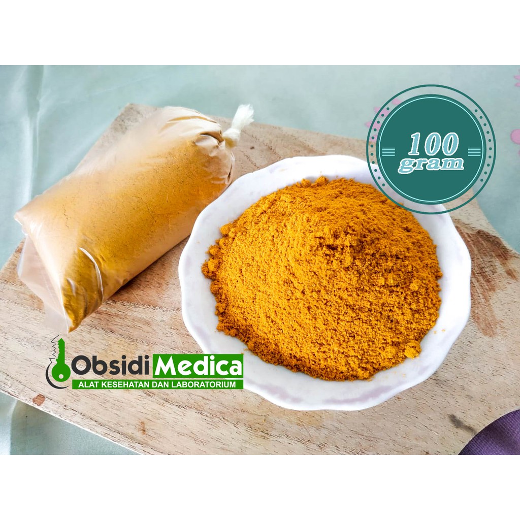 

100 gram Kunyit Kuning Bubuk / Serbuk Kunyit Original 100% Tanpa Bahan Pengawet dan Campuran Lain