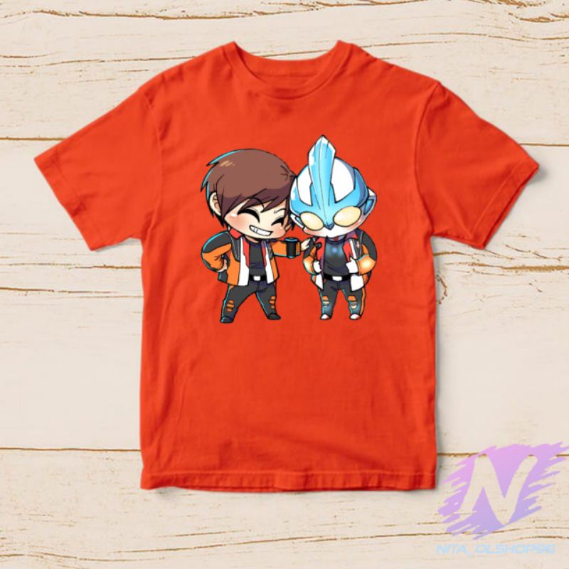 kaos Ultraman Gaia baju anak superhero ultramen