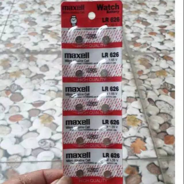 Baterai Jam Tangan Maxell LR626 - Baterai Kancing LR 626