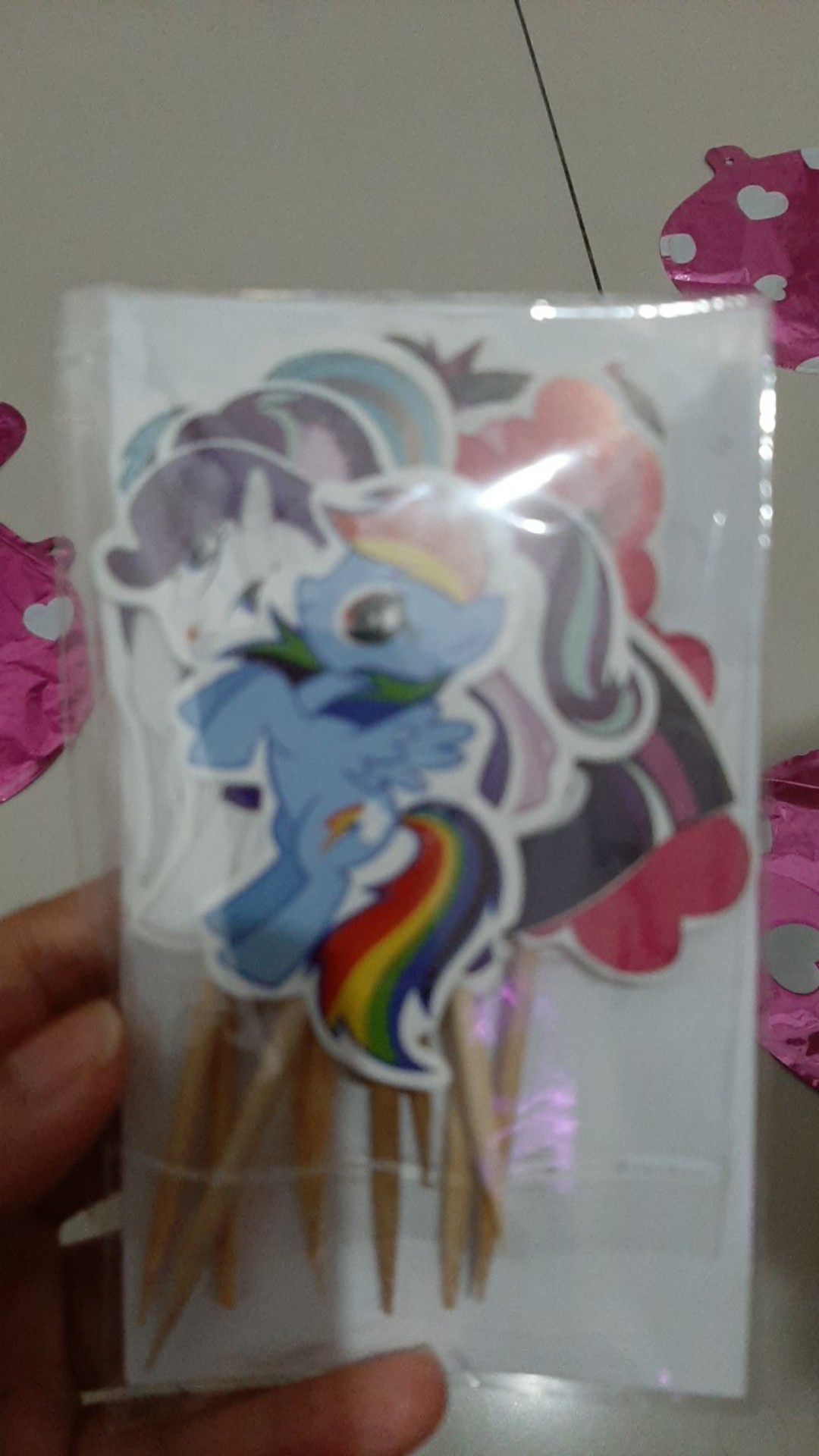 Cake Topper Hiasan Kue Princess Lol Frozen Unicorn Little Pony Avengers Doraemon Hello Kitty