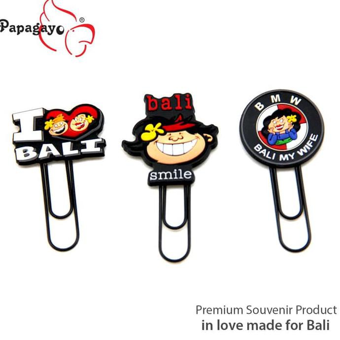 

BEST SELLER PAPAGAYO Penjepit Pembatas Kertas BALI EDITION Souvenir Small TERJAMIN