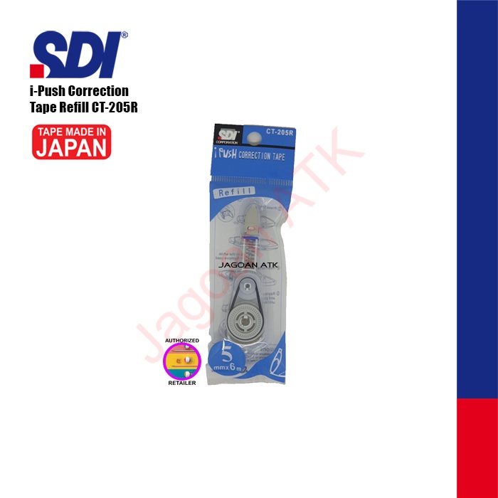 

Refill Correction Tape / Tip-X Kertas (5mmX6m) i-Push SDI CT-205R