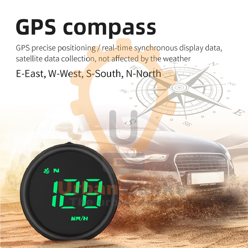 Head Up Display Speedometer Gauge G1 HUD Universal Car