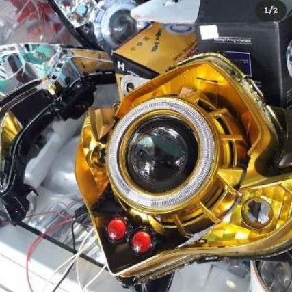 LAMPU PROJECTOR HID SATRIA FU BARONG BILED WST