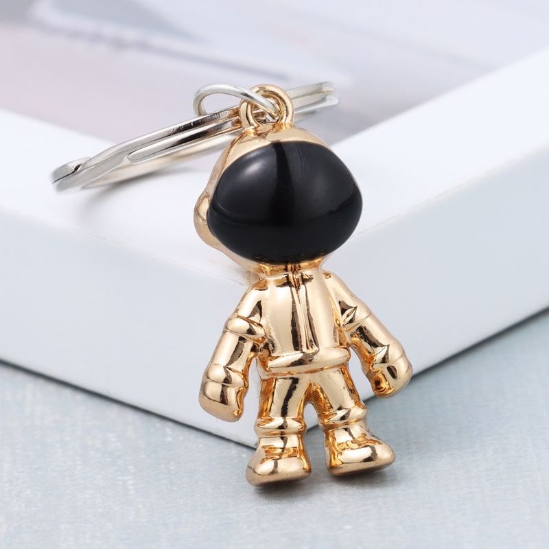 [Women Men Creative Metal 3D Astronaut Keychain] [Popular Spaceman Key Ring] [Keychain Decoration Pendants For Car Keyring, Bags]