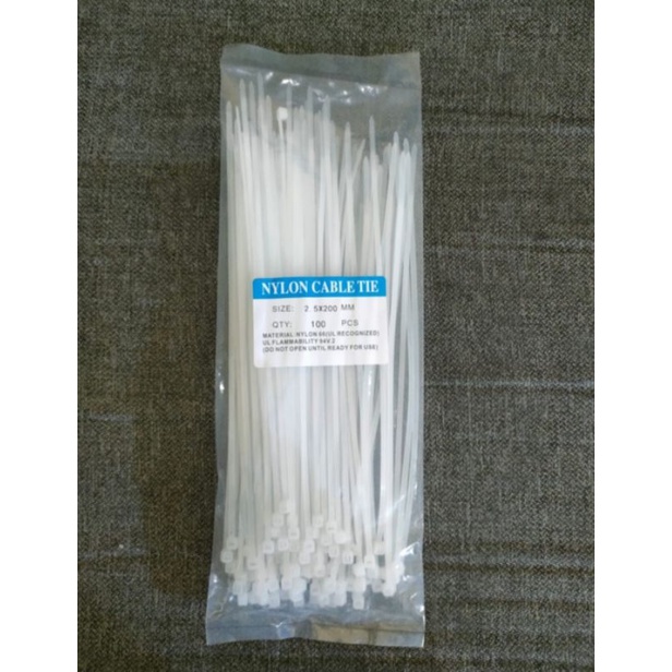 cable ties 20cm 2,5x 200mm isi 100