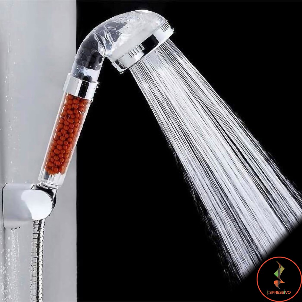 Spa shower head kepala shower filter aerator pancuran mandi batu ion