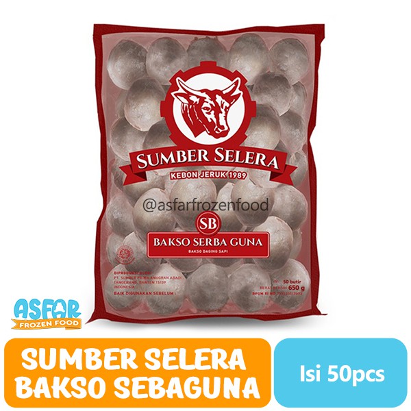 

Sumber Selera Bakso Sapi SB SERBAGUNA - isi 50 pcs