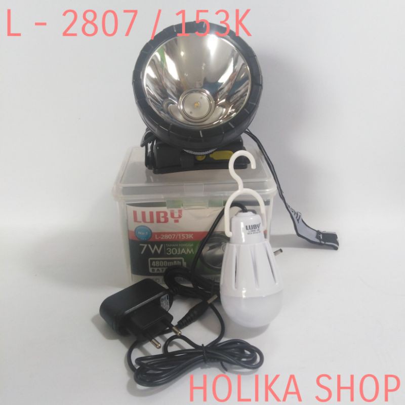 Senter Kepala Luby 7W L-2807 / 153K