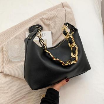 BQ 3326 RISCE TAS TOTE PUNDAK IMPORT WANITA CEWEK PEREMPUAN JAKARTA BATAM RANTAI BESAR CR 7806