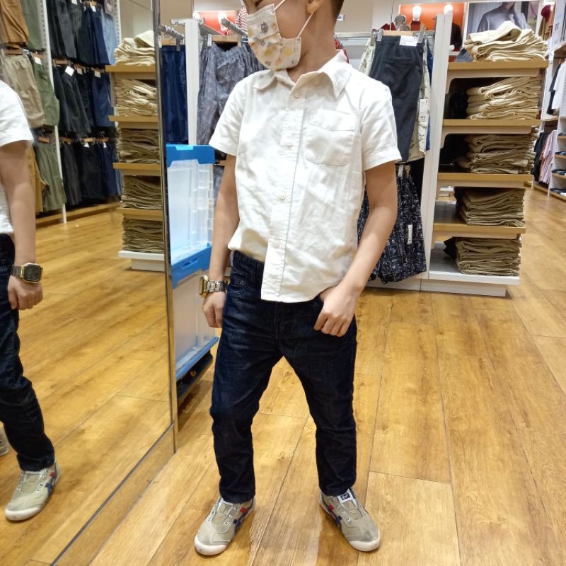 ZARA ORI SALE Setelan Anak Celana Panjang Ezy Chino Pants Kaos Tshirt Polos Garis GARANSI TERMURAH