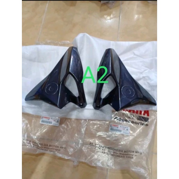 Guide air kuping sayap bawah tank tangki byson bison fi injeksi grey sepasang original