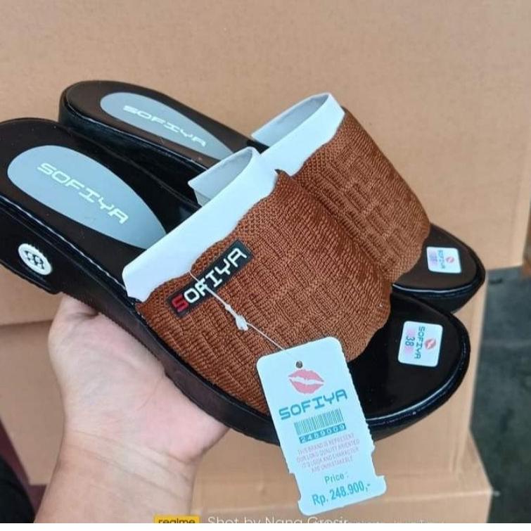 Big Sale.. Sandal Wedges Rajut Sofiya Terbaru/Sandal Wanita Rajut Import  Sofiya Terlaris