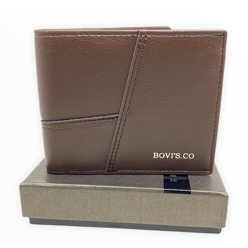 DOMPET PRIA BOVI’S PU LEATHER DOMPET PRIA LIPAT DOMPET PRIA KULIT SINTETIS DOMPET PRIA LIPAT MURAH DOMPET LAKI LAKI DOMPET LIPAT CASUAL DOMPET COWOK MURAH