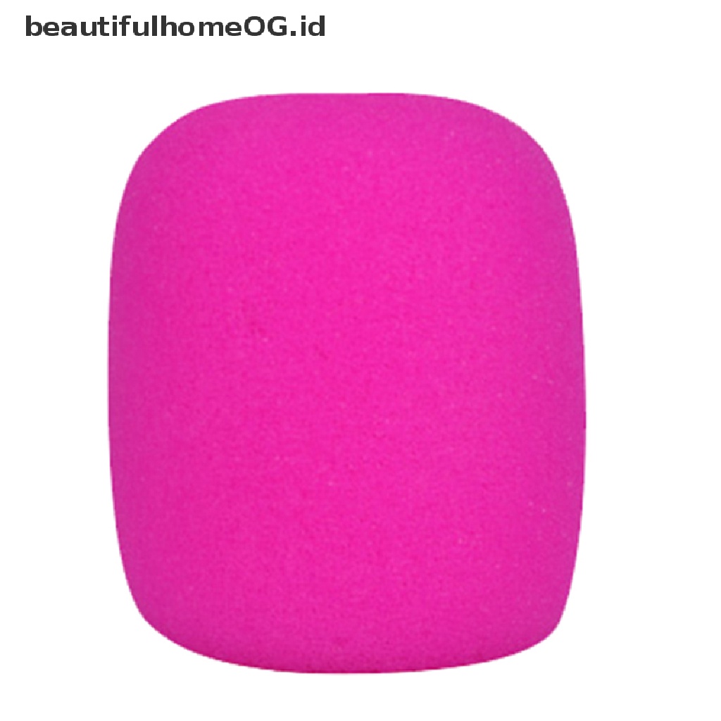 Cover Pelindung Angin Mikrofon Genggam Bahan Busa Spons 10 Warna