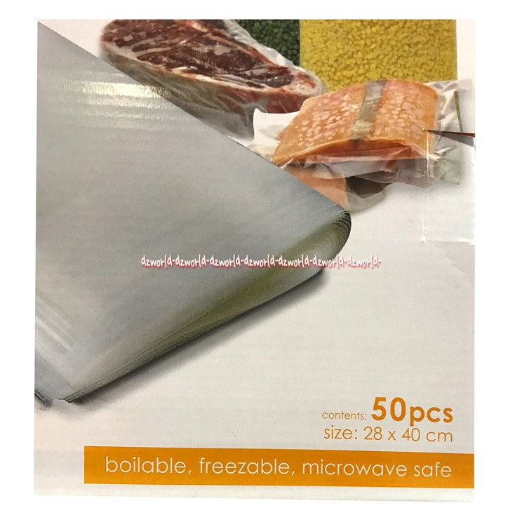 Kris Vacuum Sealer Plastics 28x40 Cm Isi 50pcs Plastik Pengemas Pengemas Makanan