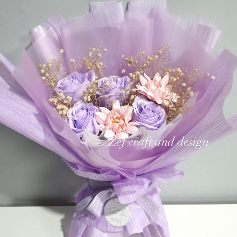 

Handbouquet soap flower gift
