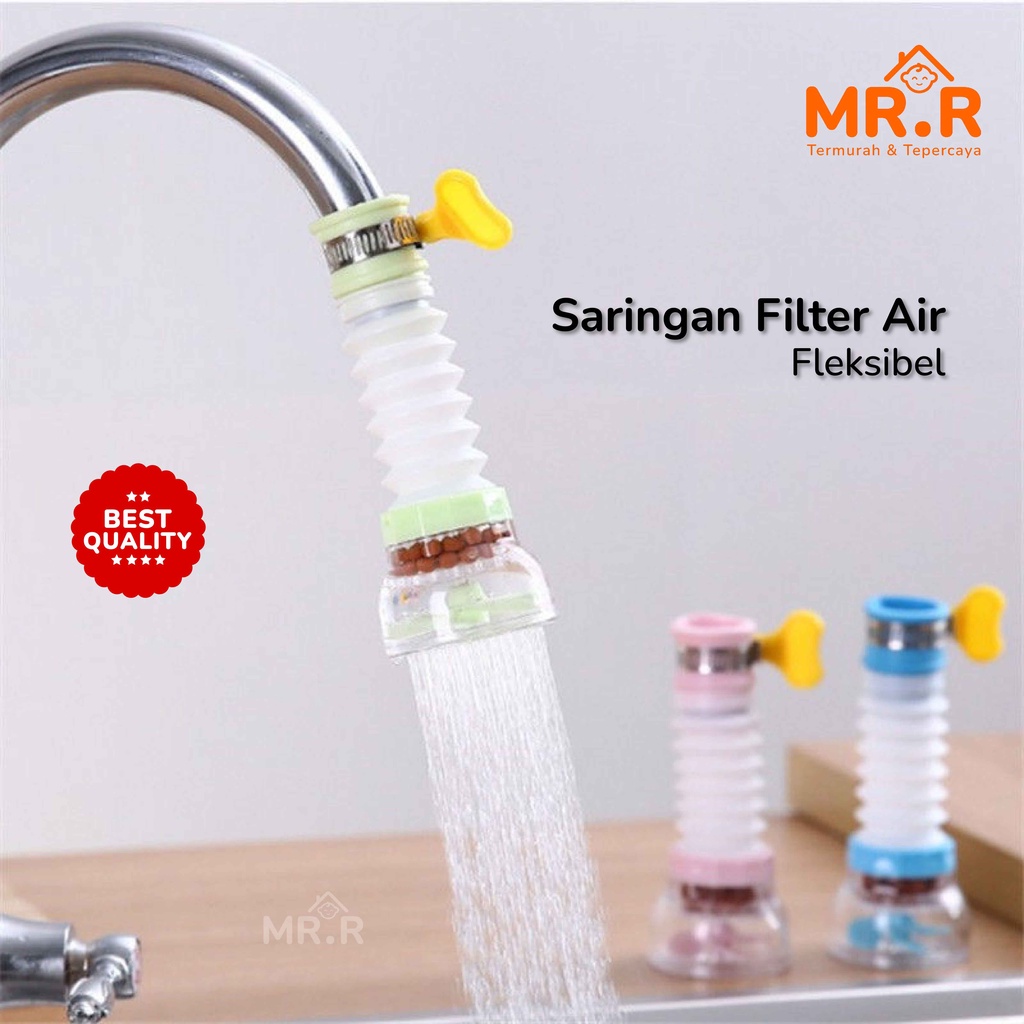 Sambungan Kran Air Fleksibel Filter Air Keran Saringan Kran Wastafel Kamar Mandi Kran Cuci Piring