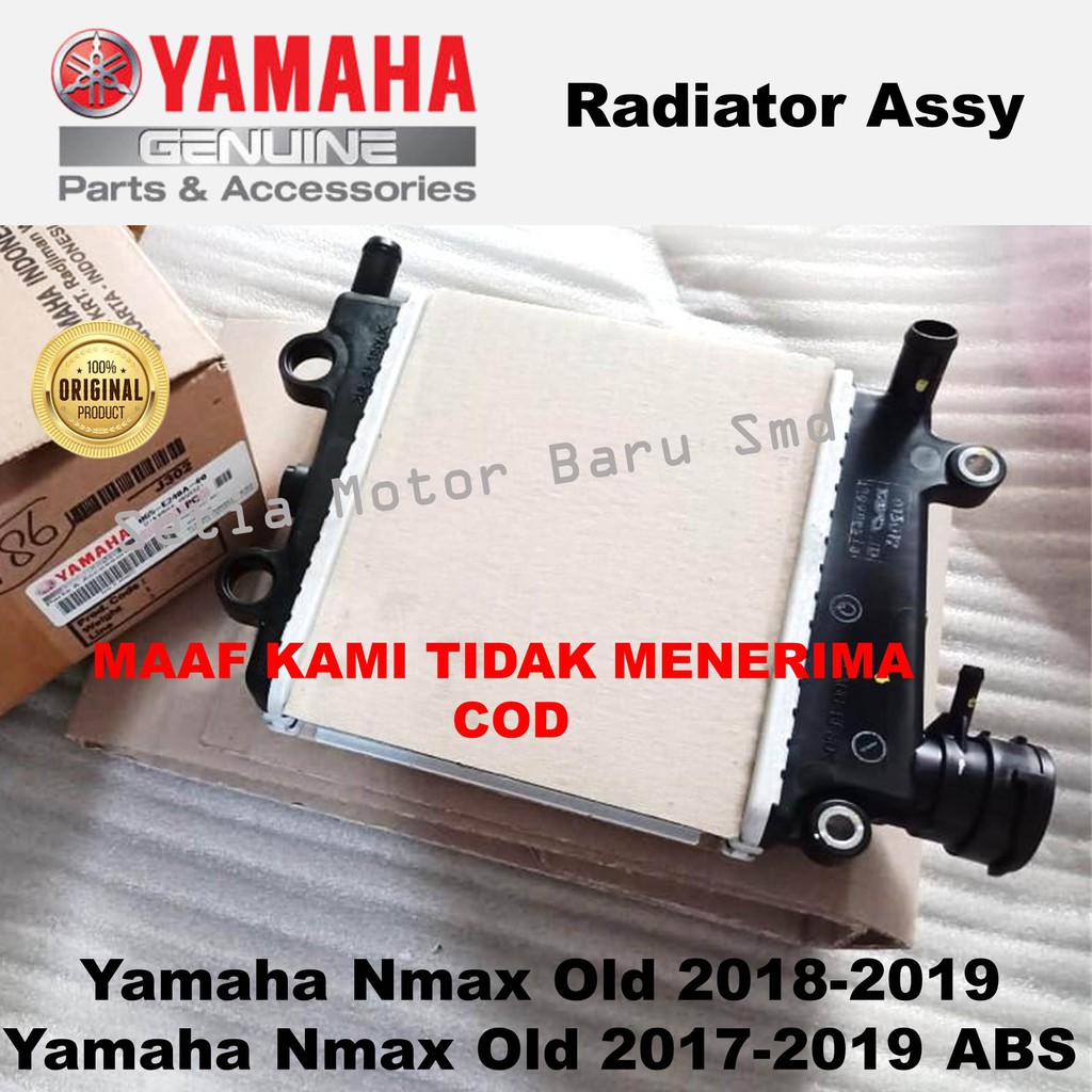 Radiator Assy Nmax N Max Old 2018-2019 Aerox 2017 Tutup Atas Kunci L Asli Original Yamaha